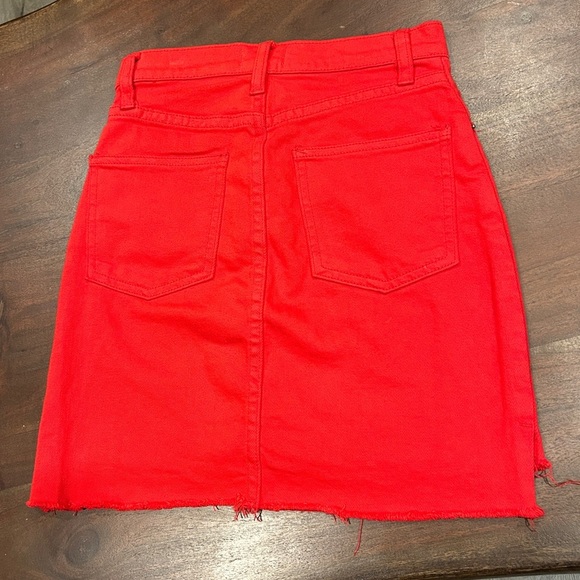Aritzia Wilfred Free Red Tanit Skirt ~ size 0 - Picture 4 of 6
